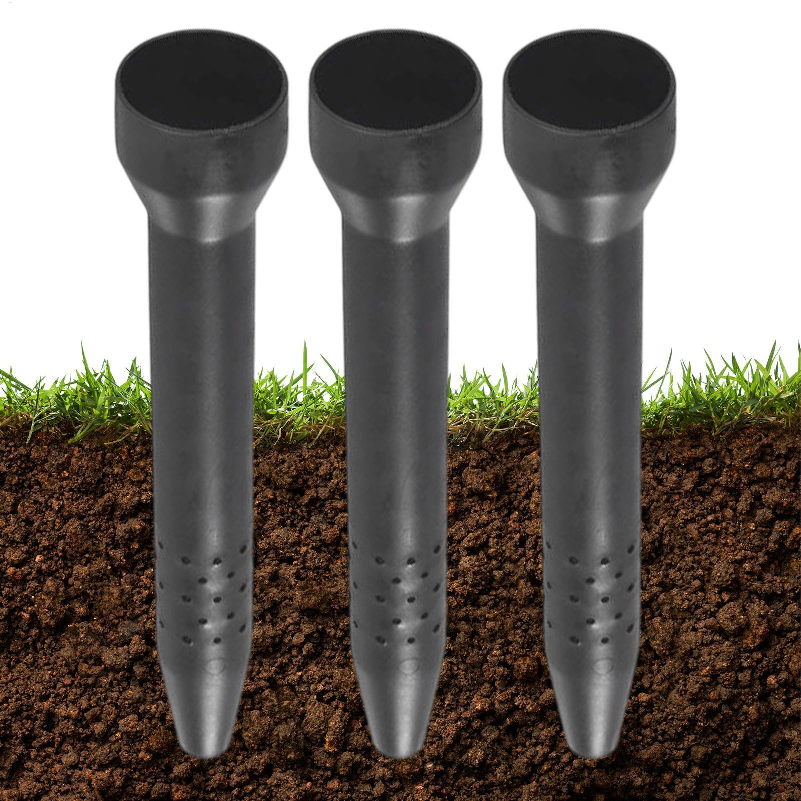 Trowel Garden Tools - Garten-Bewässerungsspitzen 3er-Pack, Wurzelbewässerungsstecker, Outdoor-Pflanzgefäß-Wasserversorgungssystem für Topfpflanzen,