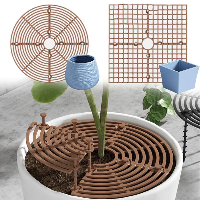 Indoor Herb Garden - Blumentopf-Abdeckung Pflanzengitter Gartenbodenschutz Pflanzenschutzgitter für Innenbereich