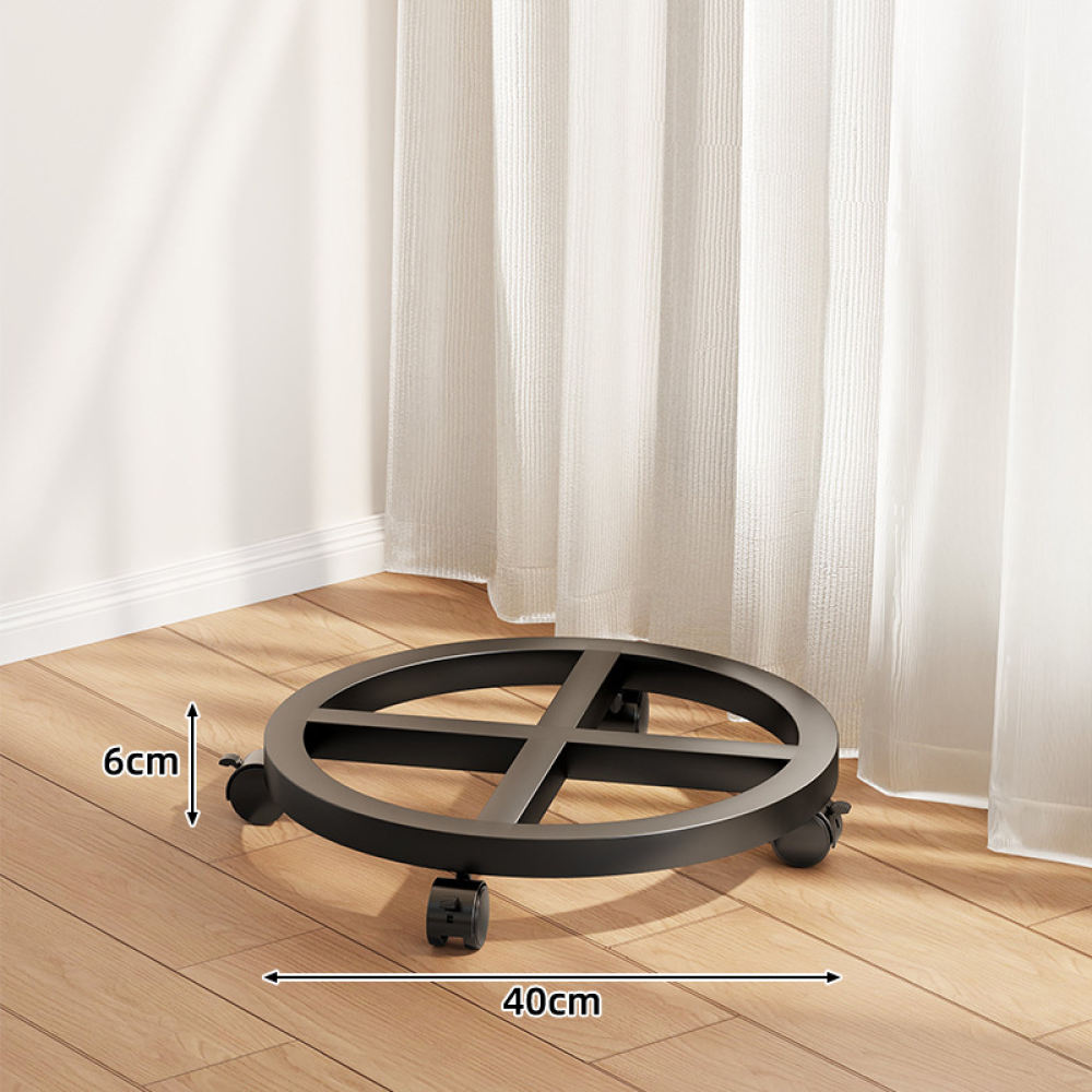 Indoor Herb Garden - Rollender Metall-Pflanzenständer mit Rädern, freistehendes Aufbewahrungsregal,
