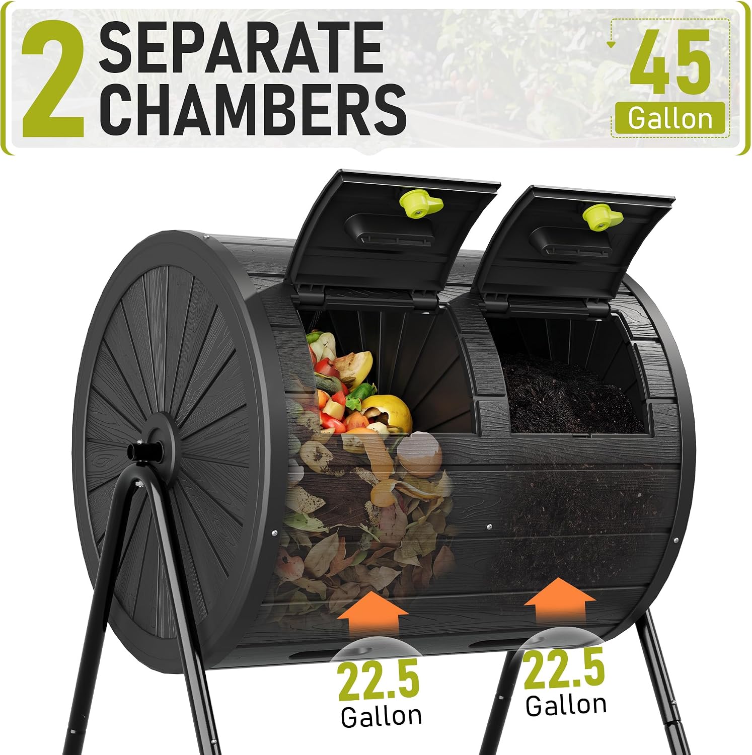 Bifanuo 45 Gallonen Kompostbeh – Compost Bin Bewertung und Preis