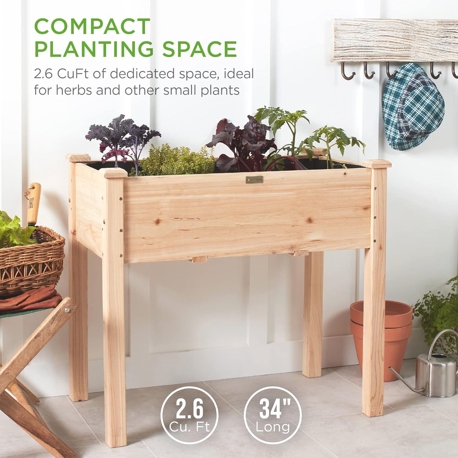 34x18x30 Zoll Hochbeet, Erhöht – Raised Garden Bed Bewertung und Preis