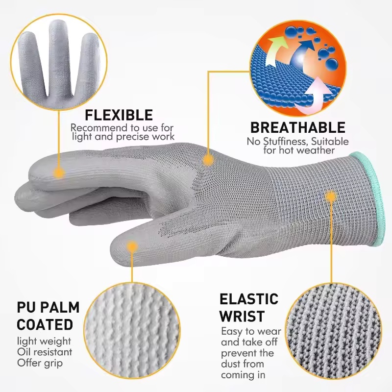 20PCS Sicherheit Arbeit Handsc – Garden Gloves Bewertung und Preis