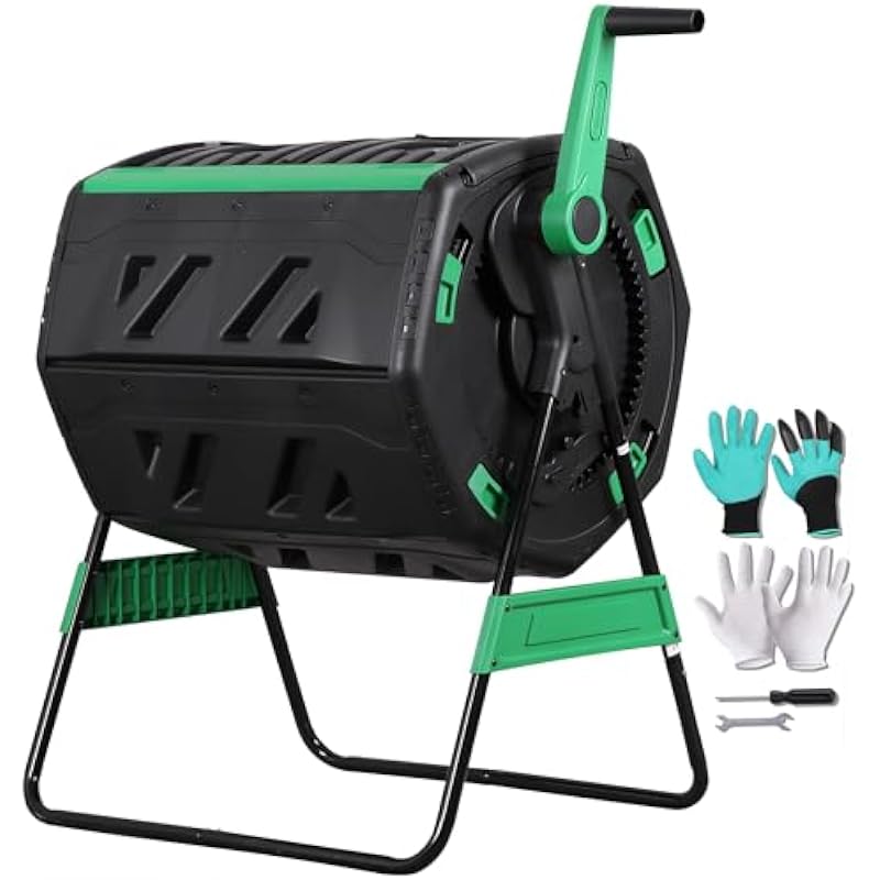 53-Gallonen-Doppelschicht-Komp – Compost Bin Bewertung und Preis