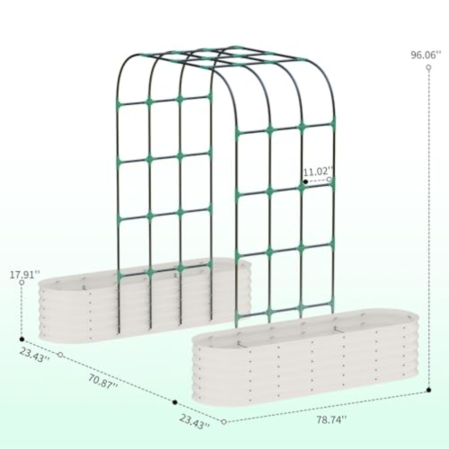 96 cm Hohes Verzinktes Hochbee – Vertical Planter Bewertung und Preis