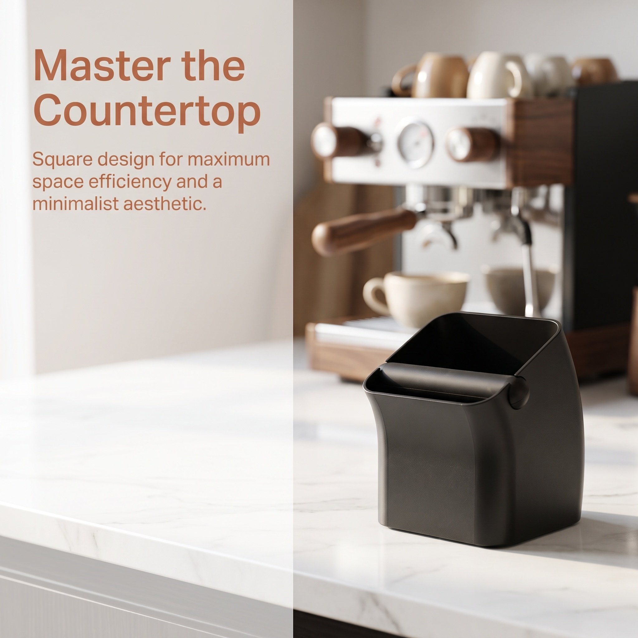 Quadratische Kaffeeabfallbox,  – Compost Bin Bewertung und Preis