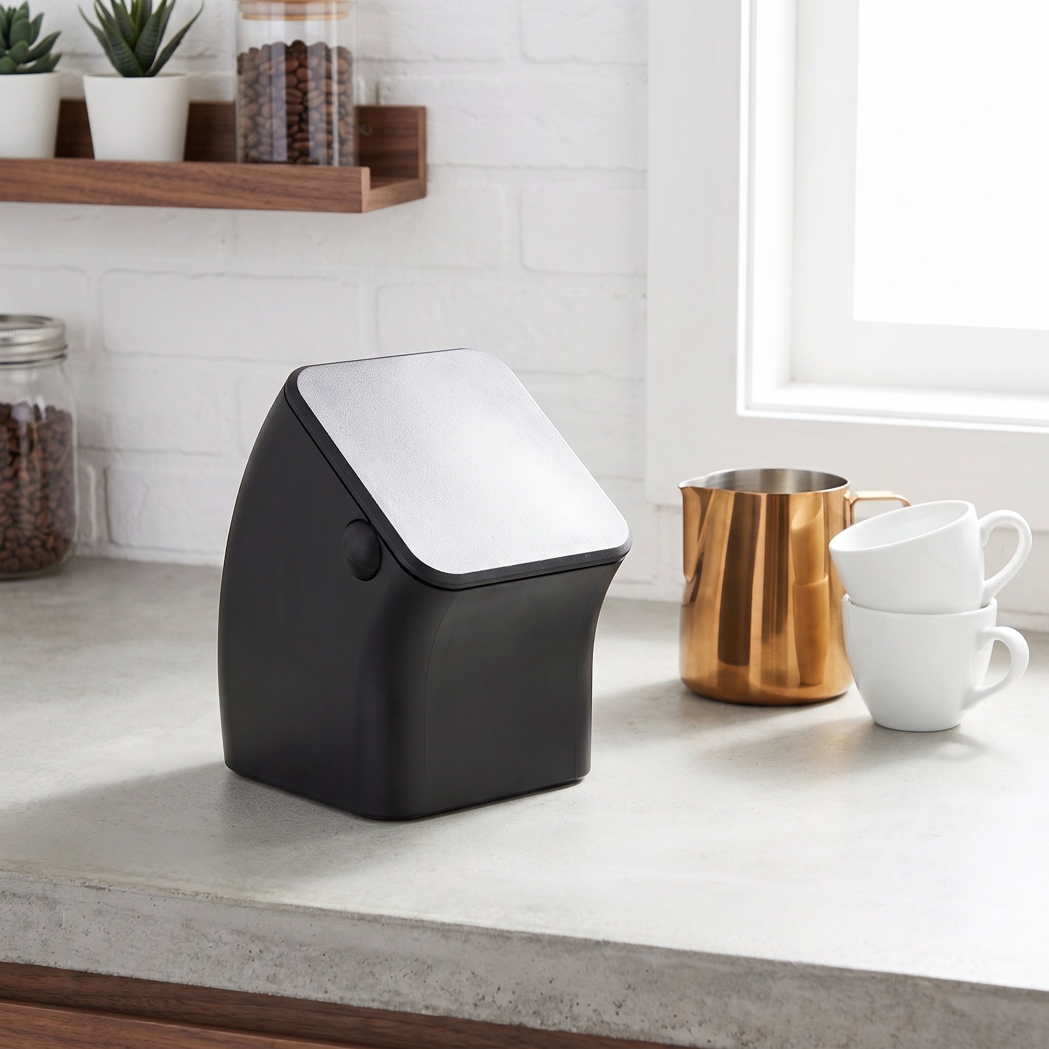 Quadratische Kaffeeabfallbox,  – Compost Bin Bewertung und Preis