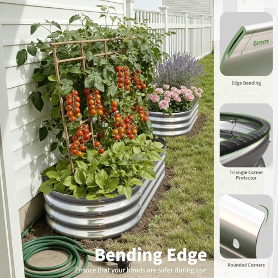 Ovales großes Hochbeet-Set aus – Raised Garden Bed Bewertung und Preis
